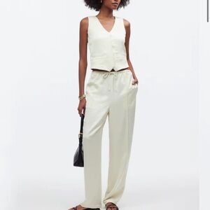 Madewell pants and vest set